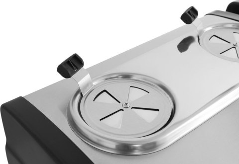 GRILL GAZOWY 2W1 GAZ+WĘGIEL, STAL NIERDZEWNA 8.2KW YATO