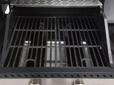 GRILL GAZOWY 2W1 GAZ+WĘGIEL, STAL NIERDZEWNA 8.2KW YATO