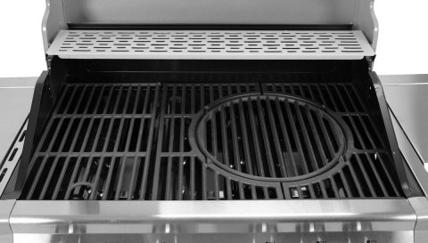 GRILL GAZOWY 4+1 STAL NIERDZEWNA 14.2KW, SZYBA YATO