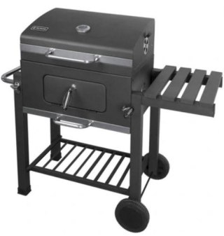 GRILL WĘGLOWY KULISTY Z WÓZKIEM UN