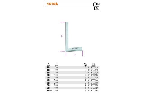 KĄTOWNIK POWIERZCHNIOWY ZE STOPKĄ 750MM BETA