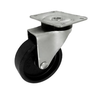 KOŁO MEBLOWE Z TWORZYWA 72MM OBUDOWA SKRĘTNA M72B UN