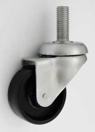 KOŁO MEBLOWE Z TWORZYWA 72MM OBUDOWA Z TRZPIENIEM M74B UN