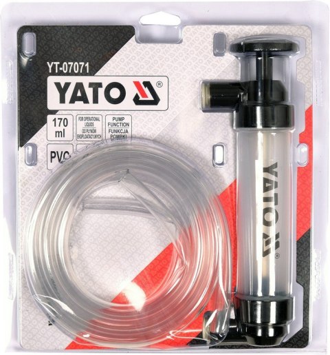 POMPA TRANSFEROWA DO PŁYNÓW 170ML. YATO