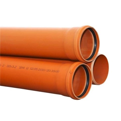 RURA KIELICH ML 200*4.9*3M PVC, SN4 KL. N SPIEN. WAVI-100486 WAVIN