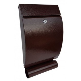 SKRZYNKA NA LISTY A4WT BRĄZ METALBUD