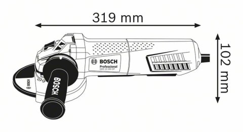 SZLIFIERKA KĄTOWA 150MM GWS 15-150 CIP 1500W BOSCH