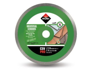 TARCZA DIAMENTOWA DO PŁYTEK ŚCIENNYCH, 115 PRO CSV RUBI