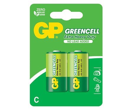 BATERIA GREENCELL 1.5V R14 C 2 SZTUKI GP BATTERY