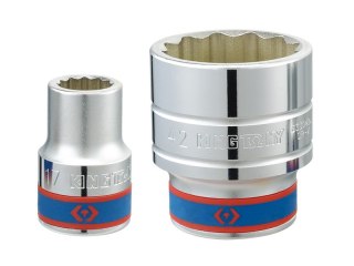 NASADKA KRÓTKA 12-KĄTNA CHROMOWANA 3/4'' 28MM KING TONY