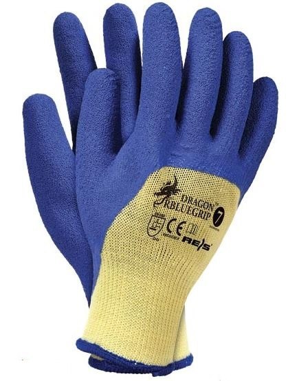 RĘKAWICE DZIANINOWE POWLEKANE GUMĄ RBLUEGRIP 10 UN