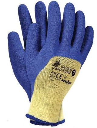 RĘKAWICE DZIANINOWE POWLEKANE GUMĄ RBLUEGRIP 7 UN