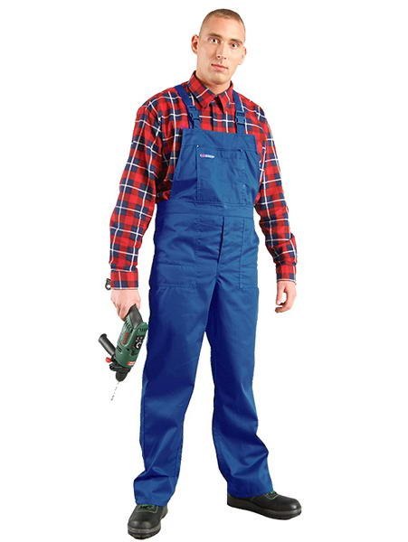 SPODNIE OCHRONNE OGRODNICZKI, NIEBIESKIE SMN 56 UN