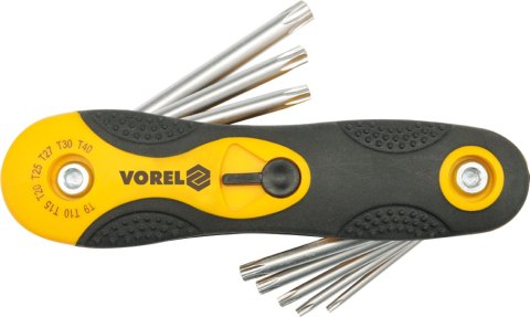 ZESTAW KLUCZY TORX 8 SZTUK T9 - T40 CR-V VOREL