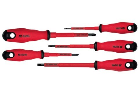 ZESTAW WKRĘTAKÓW IZOLOWANYCH 1000V 5 SZTUK YATO