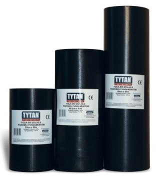 FOLIA DO IZOLACJI POZIOMEJ FUNDAMENTÓW 50CM*50M TYTAN