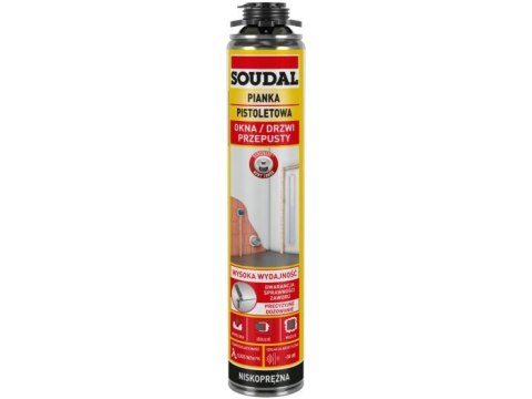 PIANKA PISTOLETOWA YELLOW 750ML SOUDAL
