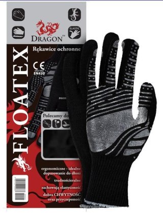 RĘKAWICE BAWEŁNA+POLIESTER, POWLEKANE FLOATEX 10 UN