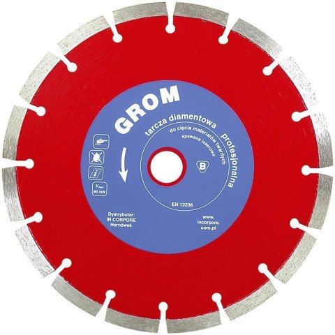 TARCZA DIAMENTOWA SEGMENTOWA GROM 230MM IN CORPORE