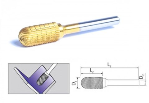 FREZ PALCOWY FI6 C1225/CB TYTAN UN
