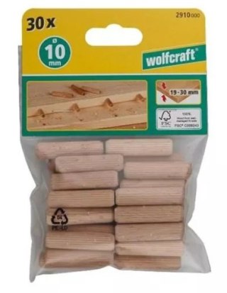KOŁKI POŁĄCZENIOWE 10*40MM 30SZT BUK WOLFCRAFT