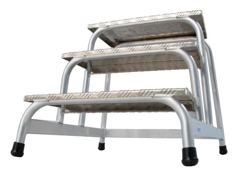 SCHODKI MONTAŻOWE ALUMINIOWE STABILO 3 STOPNIE KRAUSE