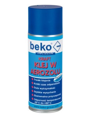 KLEJ W AREOZOLU TECLINE 400ML BEKO
