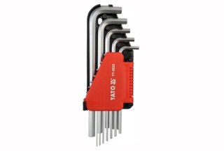 KLUCZE IMBUSOWE CALOWE DŁUGIE 12 SZTUK YATO