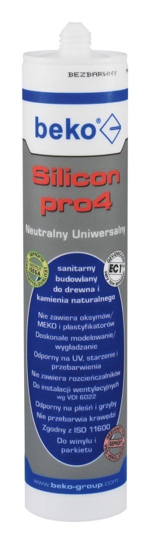 SILICON UNIVERSALNY 310ML BEZBARWNY PRO4 BEKO