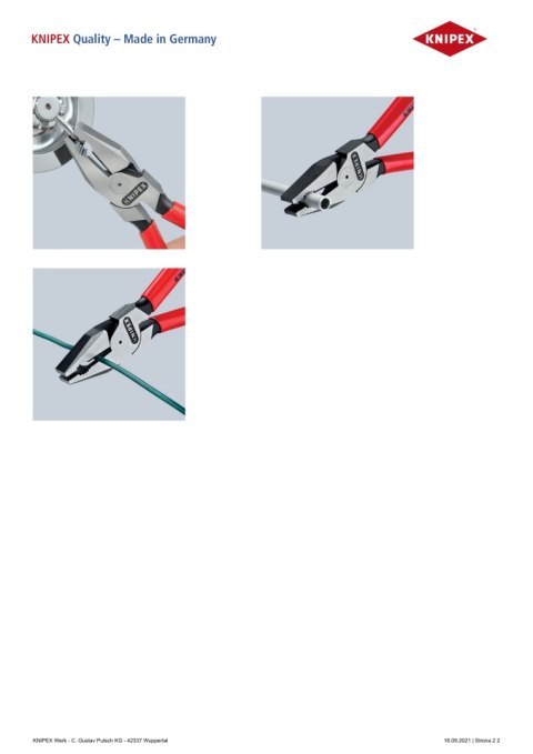 SZCZYPCE UNIWERSALNE 200MM KNIPEX