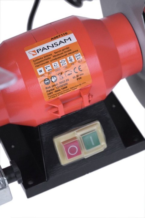 SZLIFIERKA STOŁOWA 150W 150*16MM DEDRA