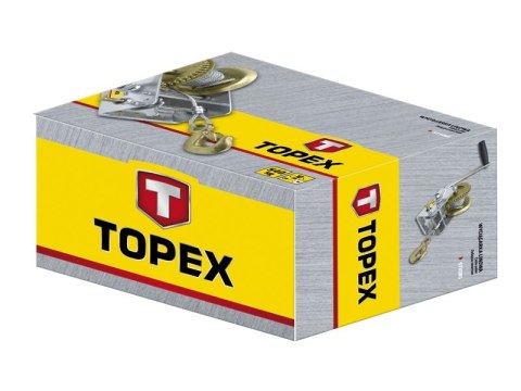 WYCIĄGARKA, WCIĄGARKA, PRZYCIĄGARKA LINOWA 0.9T LINA10M TOPEX