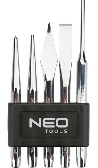 ZESTAW WYBIJAKÓW PRZECINAKÓW I PUNKTAKÓW 5 SZTUK NEO