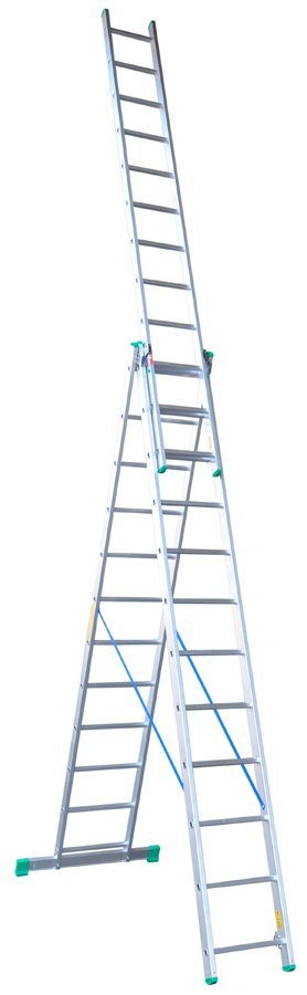 DRABINA ALUMINIOWA 3-ELEMENTOWA 841CM 12+12+12 SZCZEBLI DRABEX