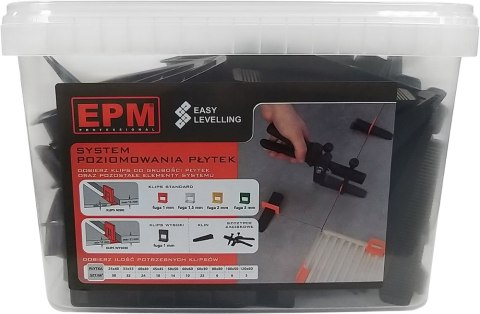KLINY SYSTEM UKŁADANIA PŁYTEK EASY LEVELING 100SZT. EPM