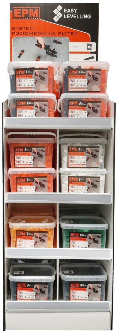 KLIPSY+KLINY SYSTEM UKŁADANIA PŁYTEK EASY LEVELING 150SZ 1MM EPM
