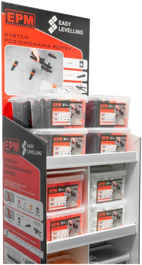 KLIPSY SYSTEM UKŁADANIA PŁYTEK EASY LEVELING 200SZT. 1MM EPM