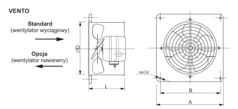 WENTYLATOR VENTO 21 1F TYWENT