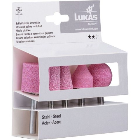 ZESTAW ŚCIERNIC TRZPIENIOWYCH LUKAS DO STALI LUKAS