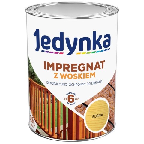 IMPREGNAT DO DREWNA Z WOSKIEM JEDYNKA SOSNA 2.5L JEDYNKA