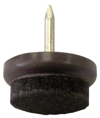 ŚLIZGACZE MEBLOWE FILCOWE 17M BIAŁE HSI