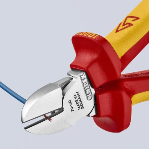 SZCZYPCE TNĄCE BOCZNE IZOLOWANE 160MM KNIPEX