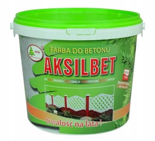 AKSILBET FARBA DO BETONU POPIELATY RAL 7035 10L AKSILBET