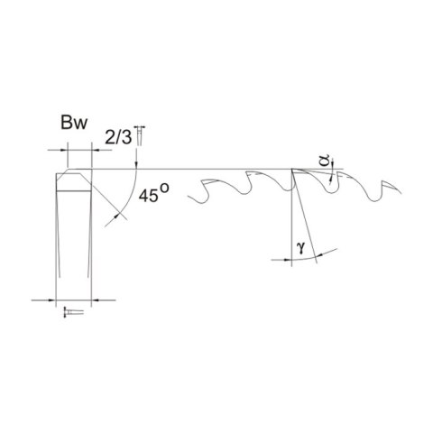 FREZ DO PRZECINANIA METALI 250*32*2.0/200 BW18 GLOBUS