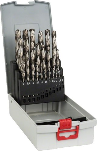 KOMPLET WIERTEŁ DO METALU HSS-G ZESTAW 25 SZT BOSCH