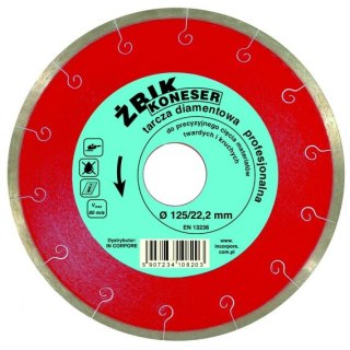 TARCZA DIAMENTOWA GŁADKA ŻBIK KONESER 200MM IN CORPORE