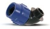 PE-KOLANO ZACISK 40X5/4/90' GWINT ZEWNĘTRZNY WAVI-033565 CZ WAVIN