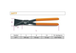 SZCZYPCE BLACHARSKIE PROSTE 280MM BETA