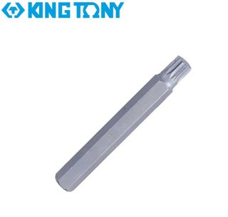 BIT, GROT, KOŃCÓWKA 10MM SPLINE 6.0*80MM KING TONY