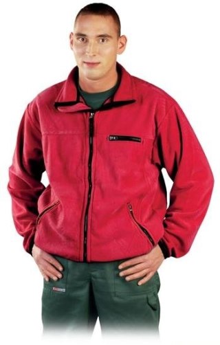 BLUZA Z POLARU HONEYC CZERWONY ROZMIAR M UN